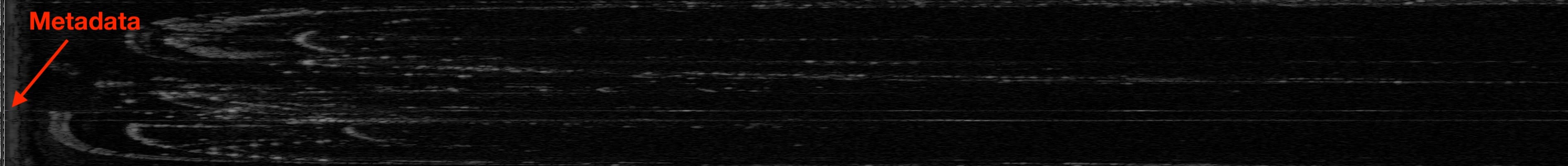 Polar radar sensor data as supplied in the Oxford
Radar RobotCar Dataset. Each row represents the sensor reading at a particular azimuth and each column represents
a power return at a particular range (where the first 11 columns represent per azimuth metadata).